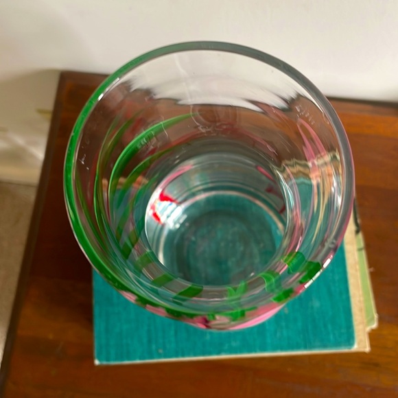 Pier 1 Fannie Flamingo Hand Painted Carafe- great condition - Picture 6 of 10